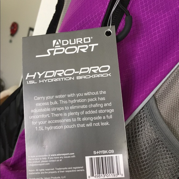 aduro sport hydration backpack